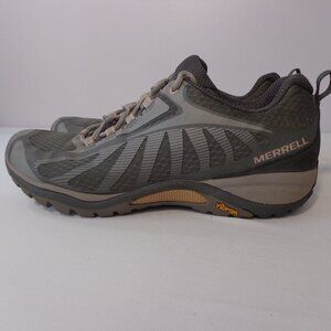 Merrell Women's Siren Edge 3 Vibram Waterproof Hiking‎ Shoes in Gray/Peach Sz 9